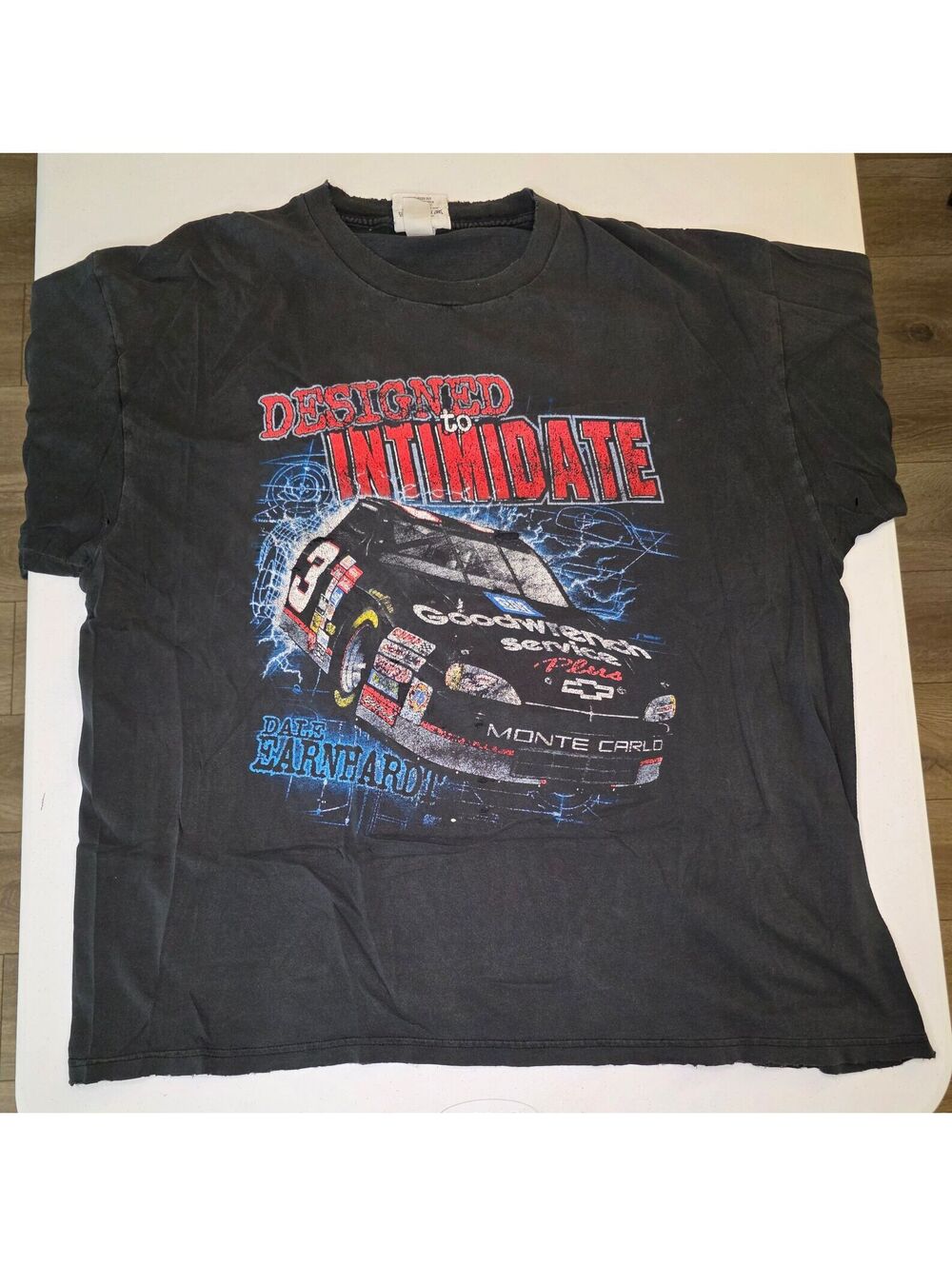 2000s Nascar Dale Earnhardt Double Sided Tee